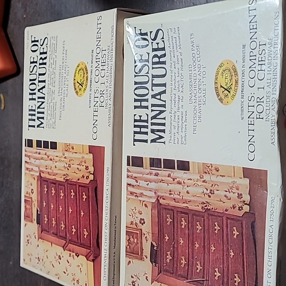 The house of miniatures 2 chippendale chest the collectors series